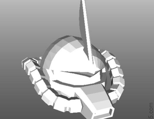 MS-07B-3 Gouf Custom Helmet