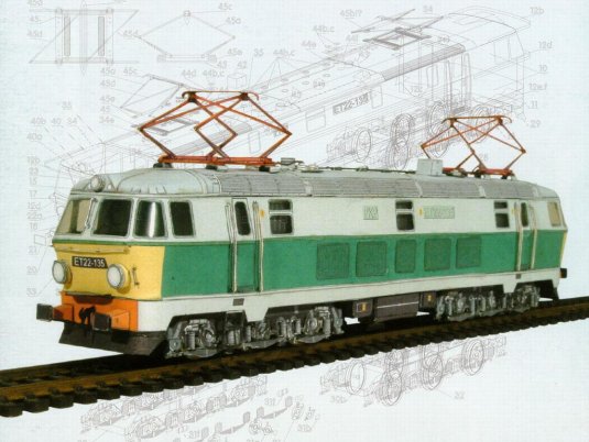 1比87ET22电力机车