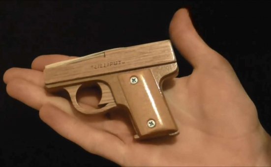 橡皮筋枪怎么发射/WGOG1004用木板制作一把可连发的橡皮筋玩具枪+制作图纸