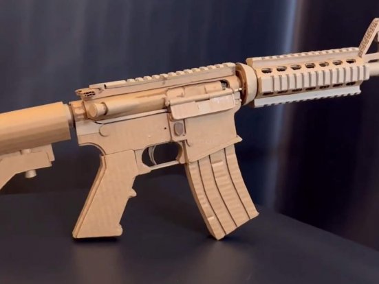 纸板枪图纸awm/纸板枪图纸打印/纸板枪图纸哪里下载wgog956瓦楞纸制作一个狙击纸板枪+图纸下载