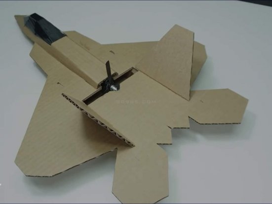 diy遥控飞机制作方法手工制作硬纸板制作F22遥控飞机型号wgog03+制作图纸下载