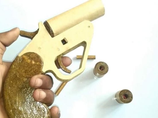 纸板制作手工玩具如何制作硬纸板枪wgog942-纸板手工制作图纸下载