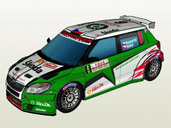 斯柯达法比亚S2000(FabiaS2000)赛车