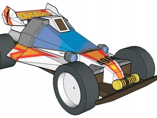 田宫DASH-1皇帝号遥控四驱车