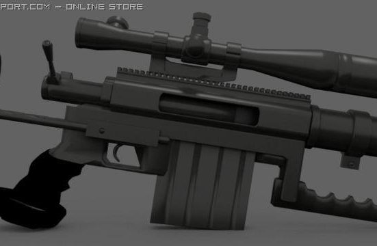 全比例美国M200远程重型狙击枪