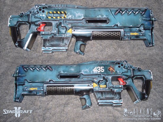 星际争霸2之人族高斯步枪