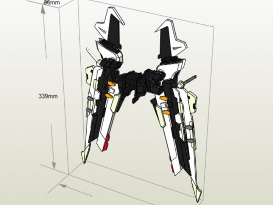 Very Detailed GAT-X105E AQME-X09S Strike Noir Gundam V5