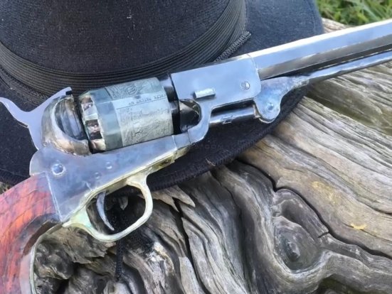 用纸做一把复古纸模左轮手枪wgog937+打印图纸下载