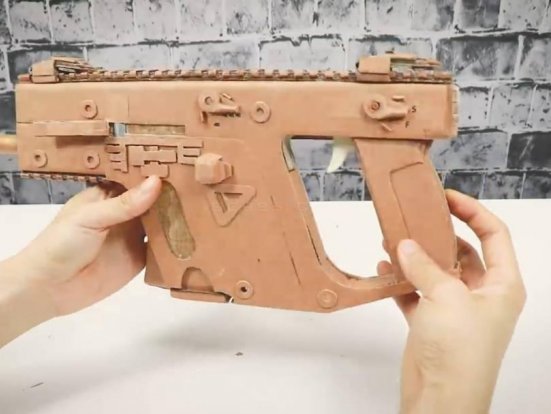 连发纸板枪教程/连发纸板枪详细教程/用纸板做可以连发的枪wgog939+制作图纸