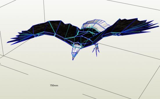 Papercraft King Eagle老鹰