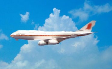 空客波音B-747纸模飞机图纸，小鬼子的标签请忽略