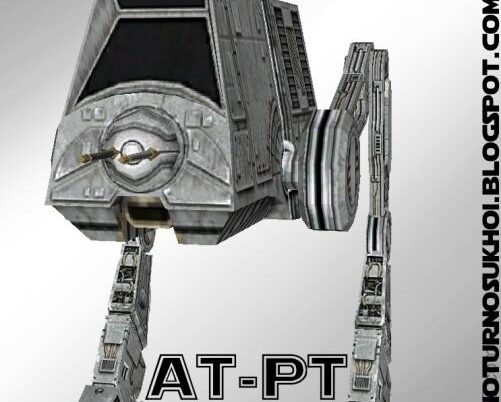 [StarWars] AT-PT-eva纸模