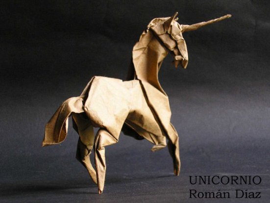 精品折纸-独角兽