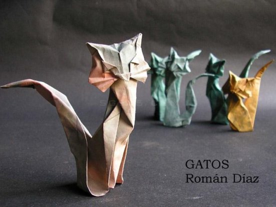 精品折纸-富贵猫