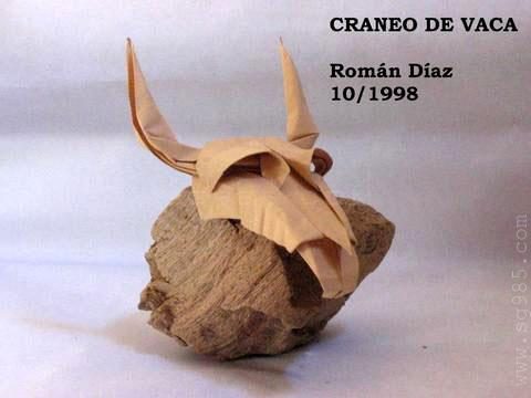 精品折纸-羚羊头