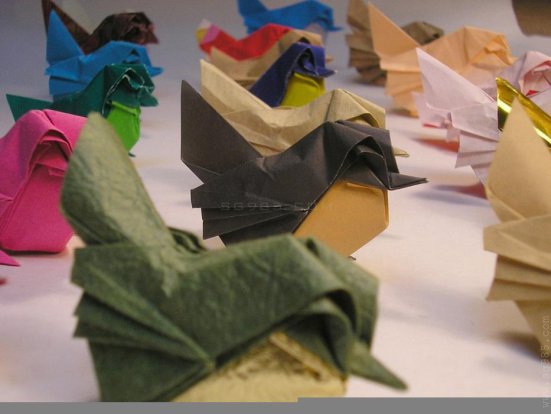 精品折纸-小麻雀